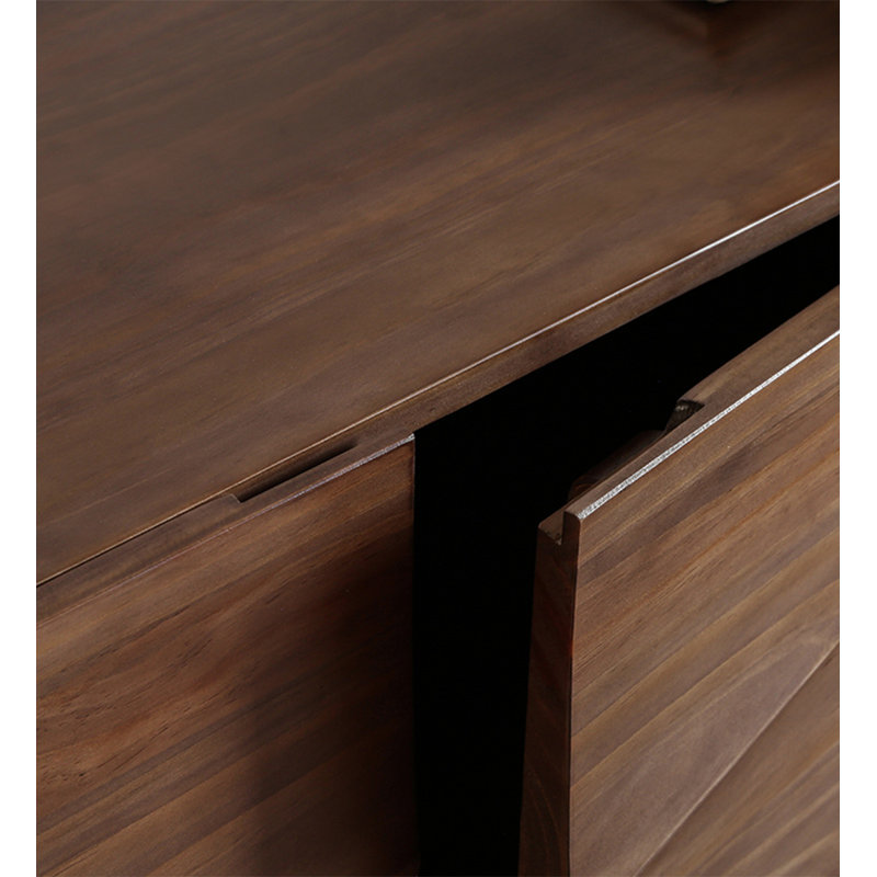 Nordic Solid Wood Multi-Functional TV Stand