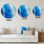 Waves Epoxy ResIn Art V - Horloge murale moderne-59914969