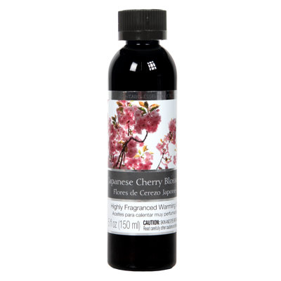 Huiles de chauffage au parfum de cerisier japonais Hosley, ensemble de 2, 5 oz chacune. Cadeau idéal pour les mariages, le spa, le reiki, la méditation et la salle de bain.