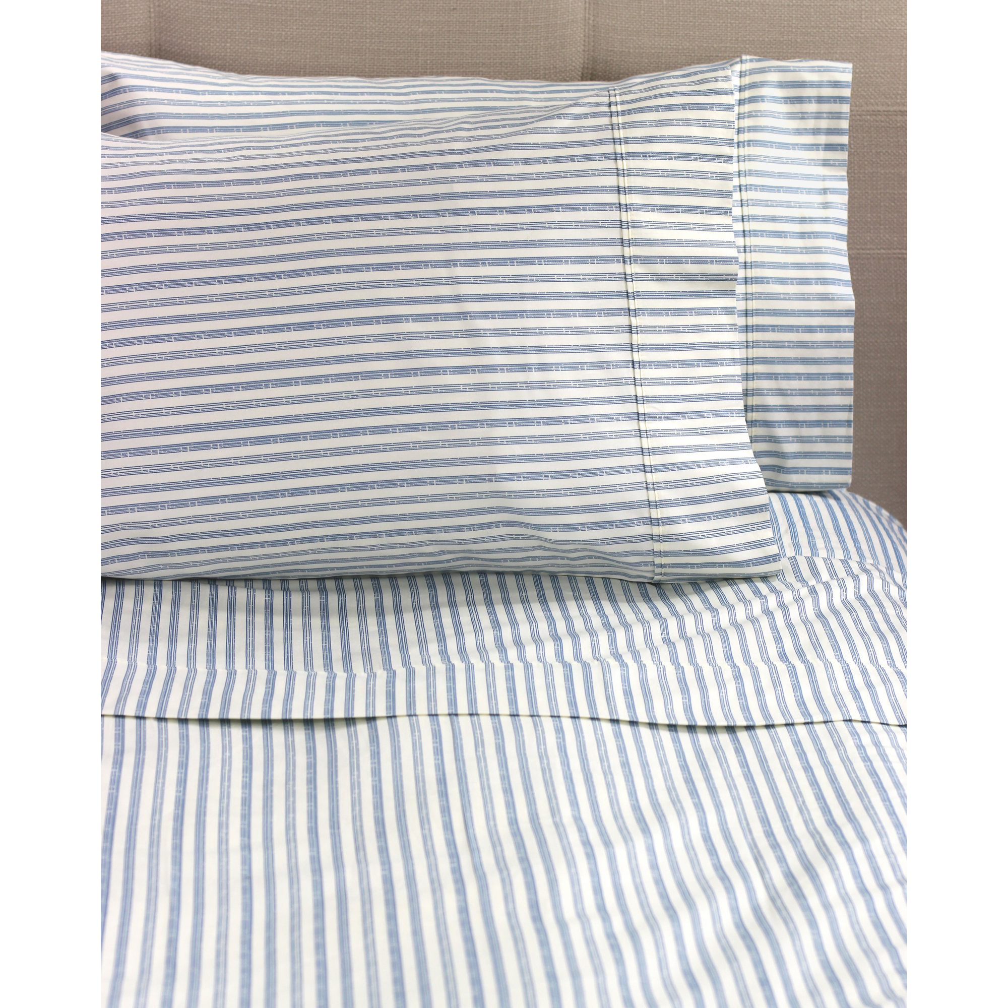 Cobbett Sateen Sheet Set, Navy, Twin