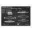 «Cigar Blueprint Vernis tableau noir», art mural en verre acrylique-2118574468