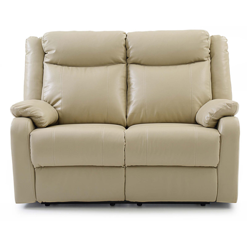 Djimon Faux Leather Recliner, Tan Faux Leather