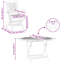 Solid Wood Patio Dining Set Table,