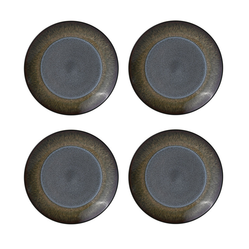 Pfaltzgraff Monroe Gray 16-Piece Stoneware Dinnerware Set, Service for 4