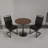31.5 " Walnut Circular Dining Table