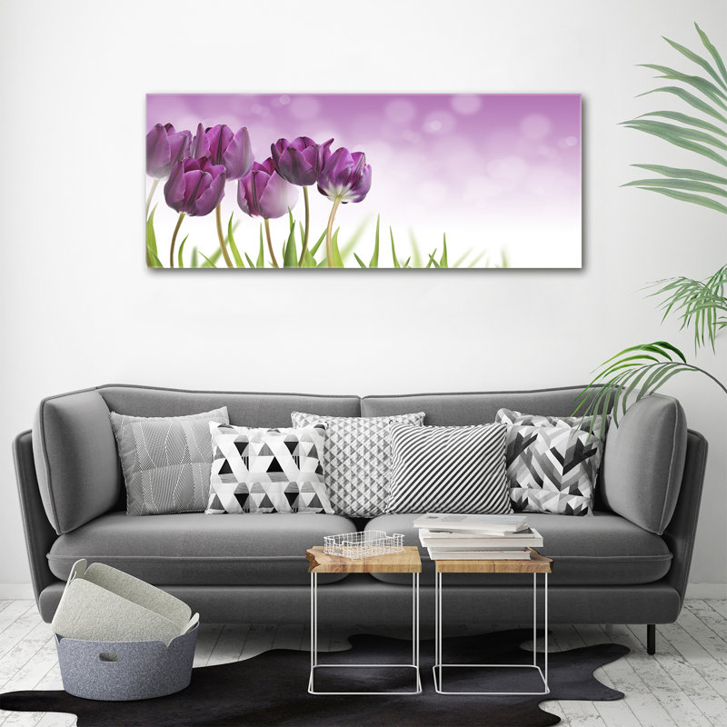 Fillet Tulips - Wrapped Canvas Print