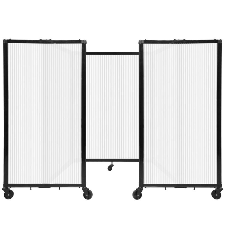 Cloison murale en polycarbonate 360, H 48 po x l 102 po, Opale