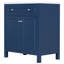Armoire de meuble-lavabo 30 po avec comptoir d'évier, armoire de rangement pour salle de bain avec 2 portes et tablette réglable