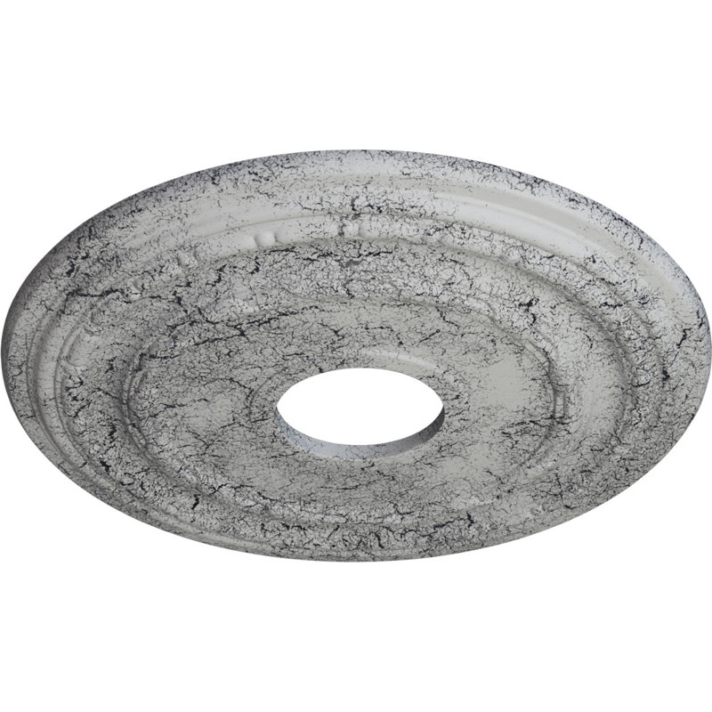 Médaillon de plafond Endurathane Kirke, P 15 3/4 po x P 5/8 po (pour auvents jusqu'à 3 3/4 po), finition Americana peinte à la main