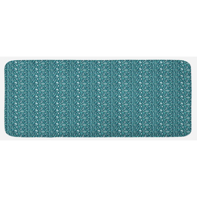 Cottage / Country Floral Synthetic Kitchen Mat
