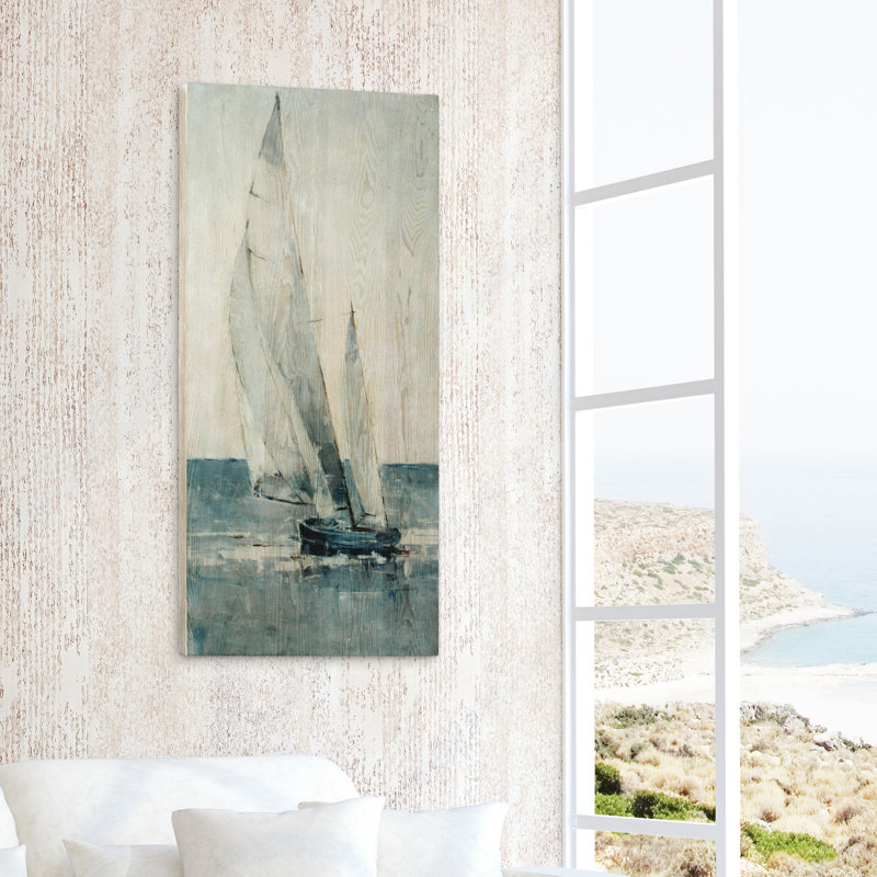 «Gray Seas I», reproduction d'impression sur bois