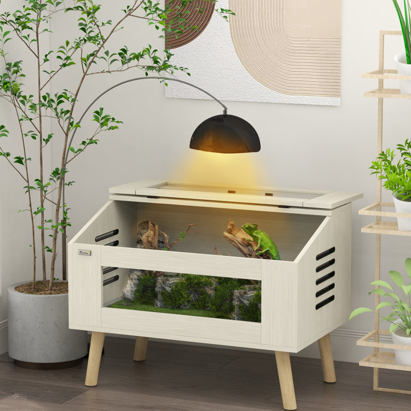 Reptile Terrarium 29 gallons - environnement personnalisable pour les serpents, les lézards, les enclos des caméléons avec accès frontal