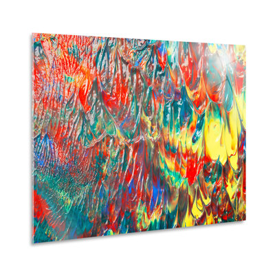 Acrylic Color Down 1 Piece Painting