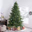 Traditional Christmas Tree with Lights, Prelit with Metal Stand-1314301584