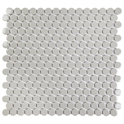 Ceramic Penny Round Mosaic Wall & Floor Tile