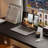 Black + Nut-brown Rectangular Solid Wood desk-93008971