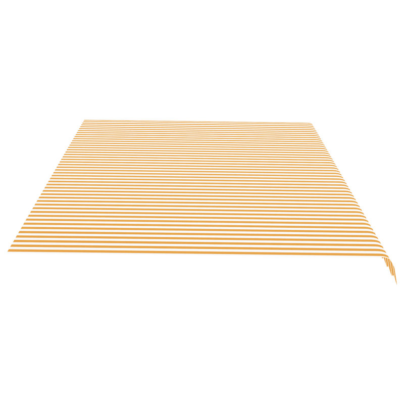 Muret 6m W x 3.5m D Patio Awning, Yellow/White