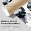 Impression florale moderne en noir et blanc-469887470