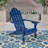 Mobley Acacia Foldable Outdoor Adirondack Chair-676163377