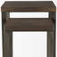 Ensemble de deux tables gigognes carrées en bois massif et métal-1724346459