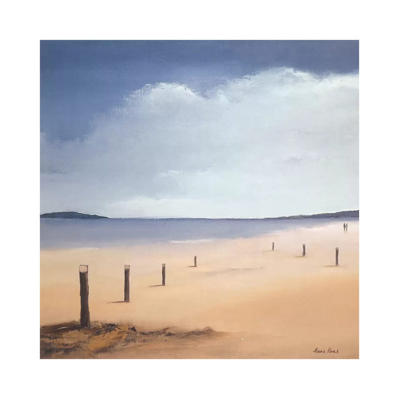 Along The Beach II by Hans Paus - Wrapped Canvas Gallery-Wrapped Canvas Giclée, 30.48 cm H x 30.48 cm W