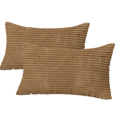Housse de coussin à rayures