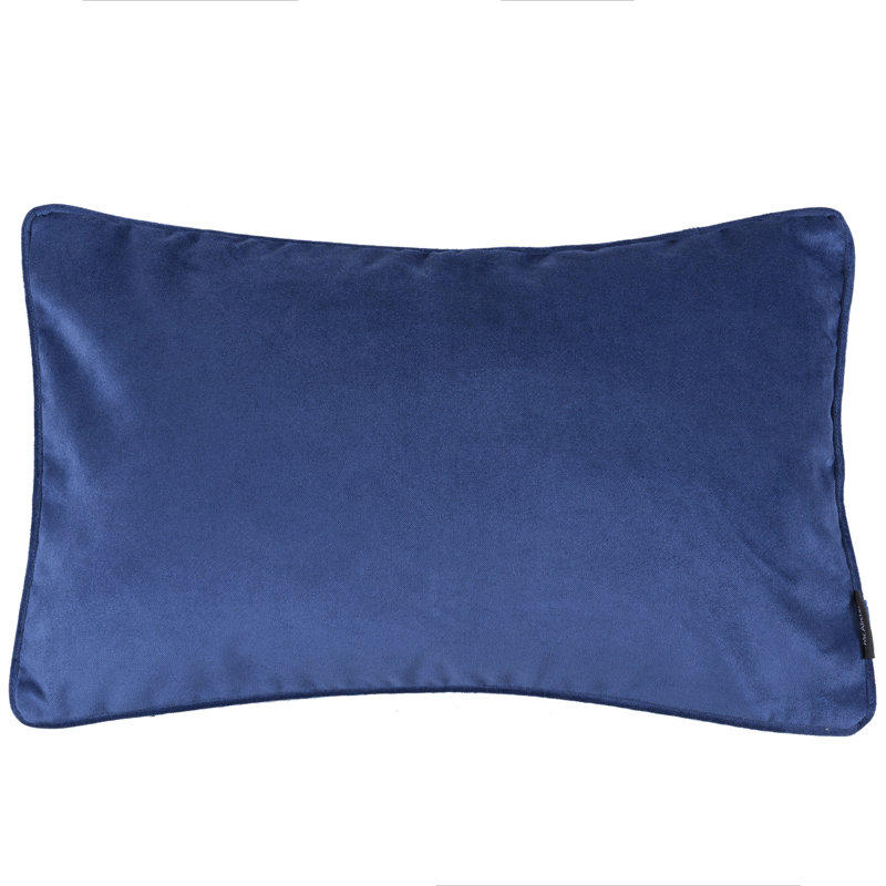 Flora Rectangular Cushion Cover, 50 x 30cm, Navy Blue