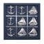Faux Grass Cloth Tic Tac Toe Set