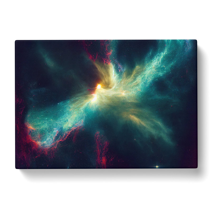 Captivating Galaxy Vol.2 - Wrapped Canvas Photograph - Wrapped Canvas, 50cm H x 76cm W x 3cm D