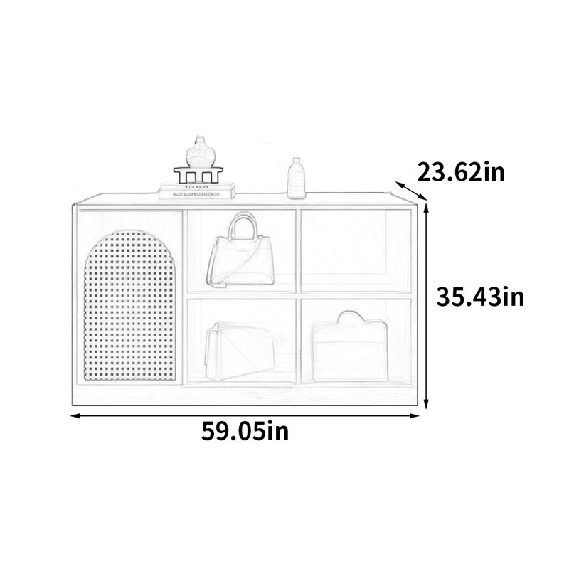 Armoire multifonctionnelle pour îlot central