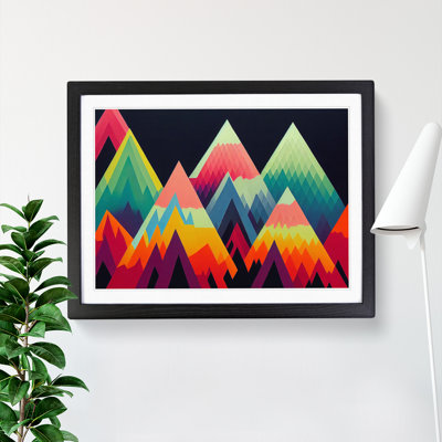Geometric Pyramids Vol.1 Abstract - Single Picture Frame Print