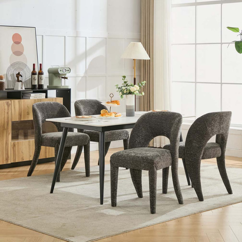 Chaises de salle à manger, Gris