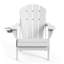 Chaise Adirondack pliable Hayfield en PEHD avec porte-gobelet résistant aux intempéries -2091441359