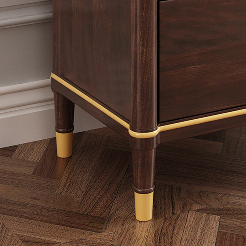 Single-door storage cabinet, Walnut