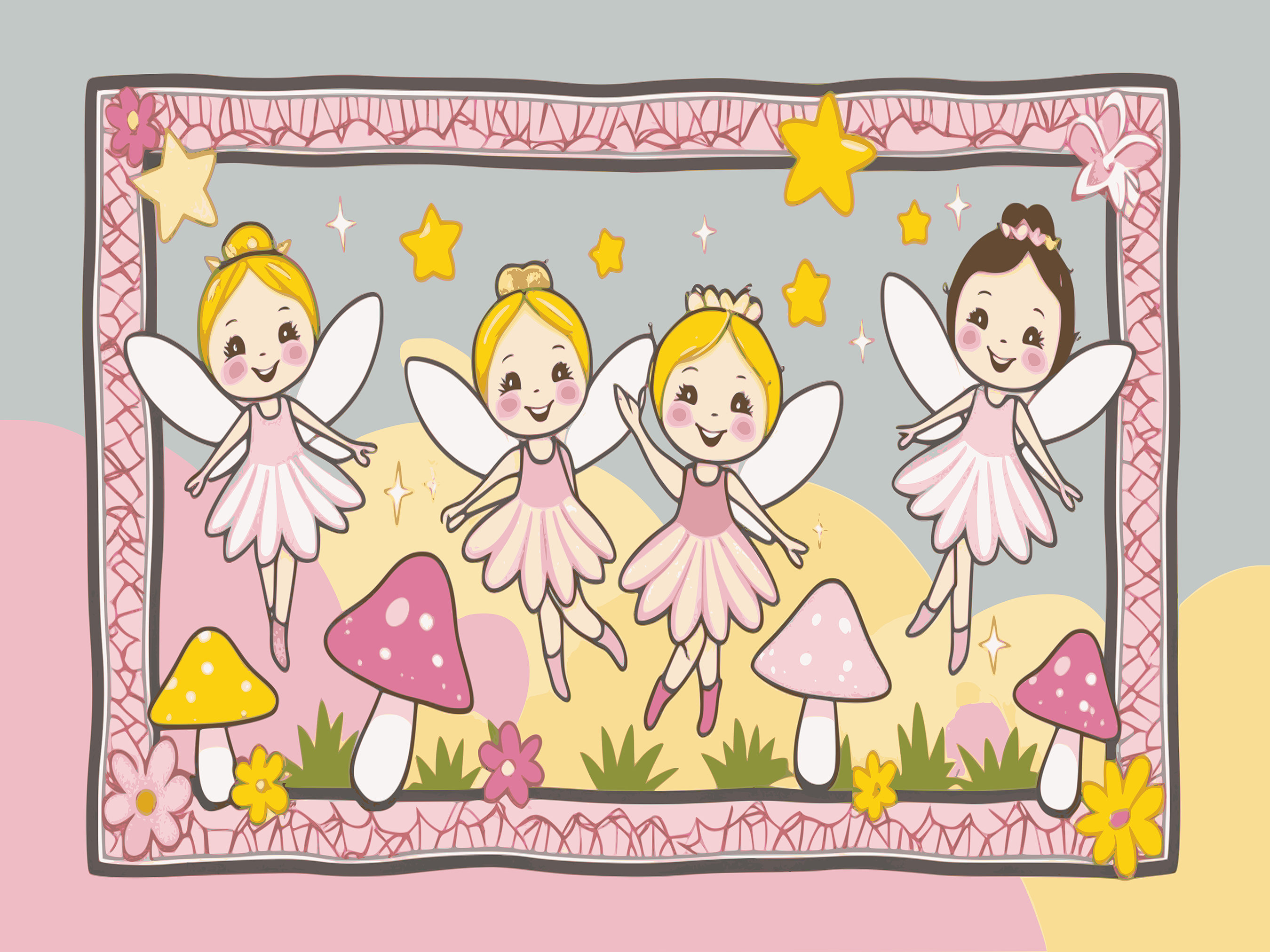 East Urban Home Fairy Tale Fantasy Rug | Wayfair