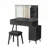 Modern Makeup Vanity Desk With LED Lights Mirror With Stool-1263273509
