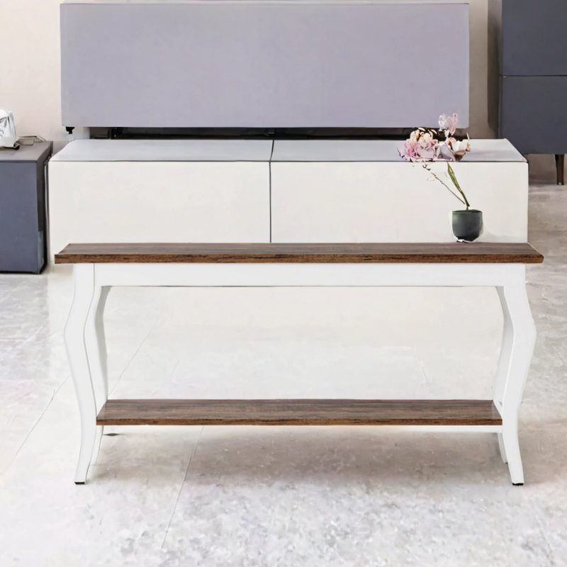 Table d'appoint 70,9 pouces avec deux tablettes
