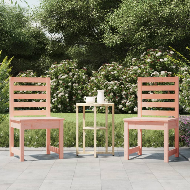Angelone Garden Chairs 50x48x91.5 cm Solid Wood Pine, Orange