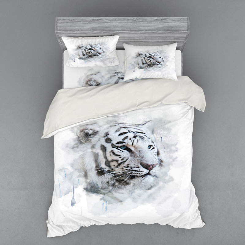 Animal Modern & Contemporary Duvet Cover, Queen Duvet Cover + 2 Pillowcases