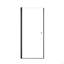 Porte de douche circulaire pivotante sans cadre de l 30 po x H 72 po avec verre trempé de 1 po d'épaisseur (6 mm)-117354319