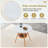 Circular Dining Table,Perfect for Small Spaces and Multi-Functional Use-525979700