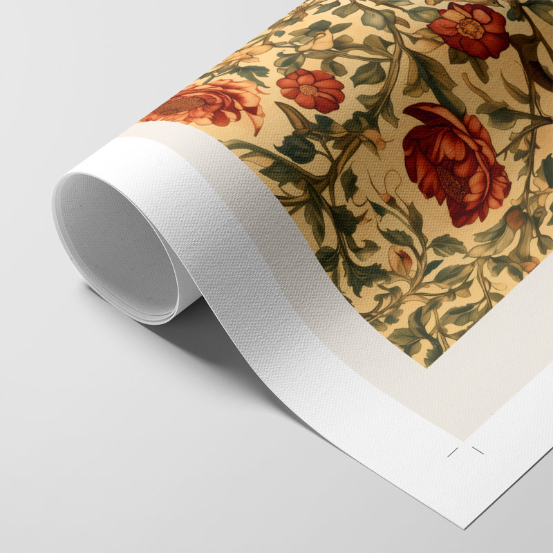 Série WG-MRRIS CDLXV - Impression sur toile seulement - NON-CADRE, H 48 po x l 32 po