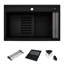 33" L x 9" W Double Basin Drop-In Kitchen Sink with Drain Assembly-790222673