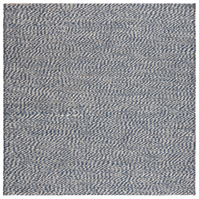 Dollard Natural Fiber Hand Woven Jute Abstract Rug, Square 6'