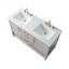 Ensemble de meuble-lavabo double 54 po Vicini-1808320031