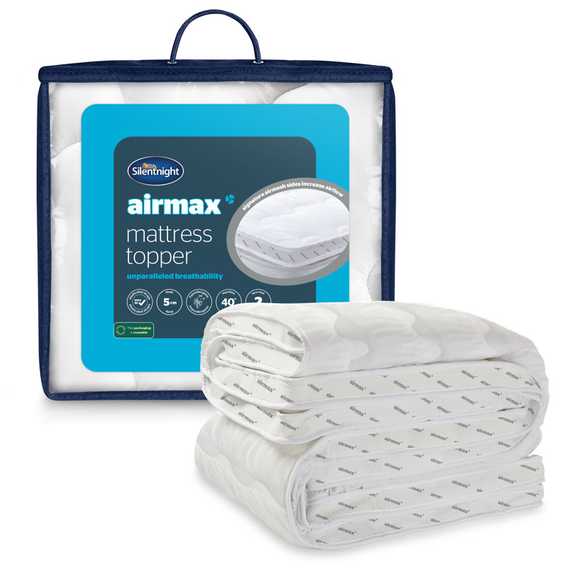 Silentnight Airmax 5cm Deep Mattress Topper, Small Double (4')