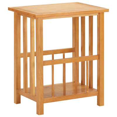 Demetricia Glass End Table with Storage