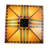 17" Square Prairie Corn Flushmount