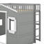 Lit mezzanine double avec échelle-917966389