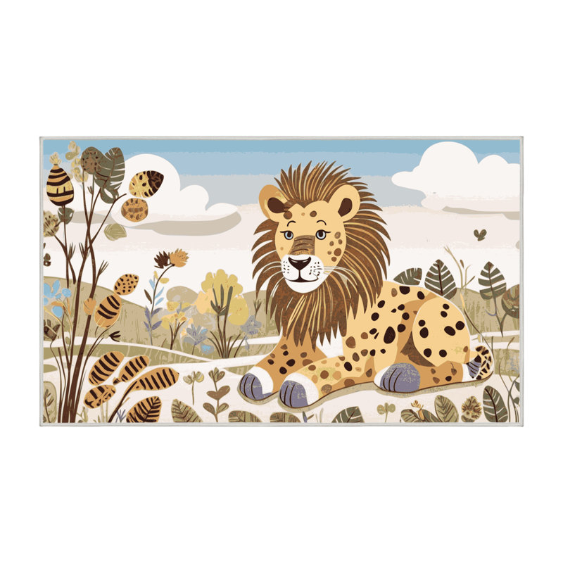 Tapis Indigo Safari, Rectangulaire 2 pi x 3 pi